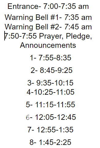 Archbishop Carroll's hybrid learning schedule became effective this year.