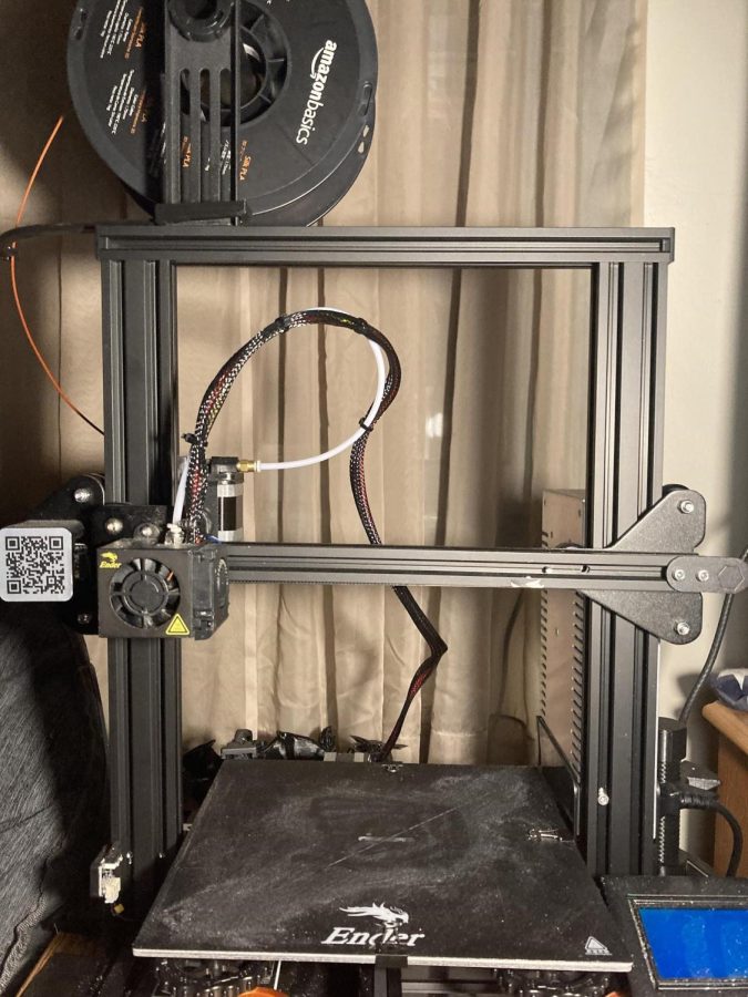 The Ender 3 and Ender 3 v2 printers are the printers used by the 3D Printing Club.