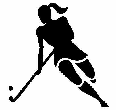 field hockey clipart