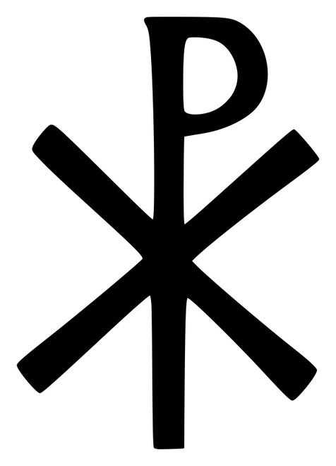 The Greek letter chi, which looks like an X, and the Greek letter rho, which looks like a P, combine to create the chi-rho symbol. Because chi and rho are the first two letters of the Greek word Christos, which is the Greek word for Christ, the chi-rho symbol has significance among Christians. The symbol also sounds like the name of the retreat, Kairos, which is pronounced  kye-ROWS or KYE-rahs. Kairos is a Greek word that means the right time, or Gods time.