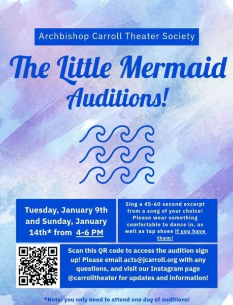 Auditions for Carrolls spring musical happen this week