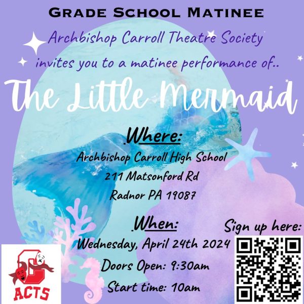 ACTS invites grade schools to see The Little Mermaid