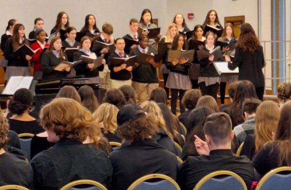 Carroll’s choir earned an excellent rating in a music performance assessment orchestrated by the Pennsylvania Music Educators Association (PMEA)