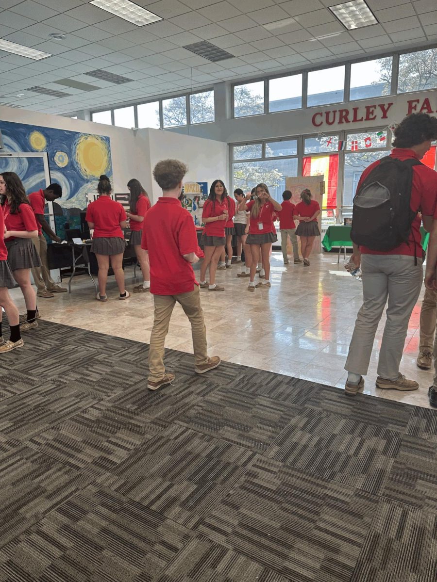Students explore the history and culture of countries around the world through projects created and presented by classmates during World Language Week.