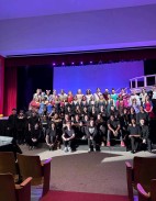 The Archbishop Carroll Theater Society, gathered here following its fall production, is working now on its spring musical, "The Music Man."