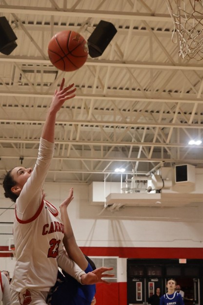 Kayla Eberz propelled the Lady Pats to victory with a 27-point performance, solidifying her role as a star player in the Philadelphia Catholic League.

