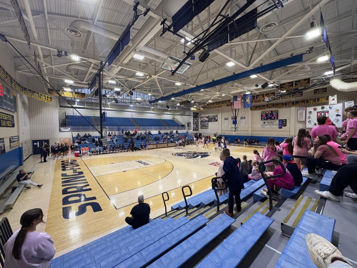 The gym at Spring-Ford Area High School in Royersford awaits the Archbishop Carroll Lady Patriots, who defeated the Wilson Bulldogs to move on to the state quarterfinals.