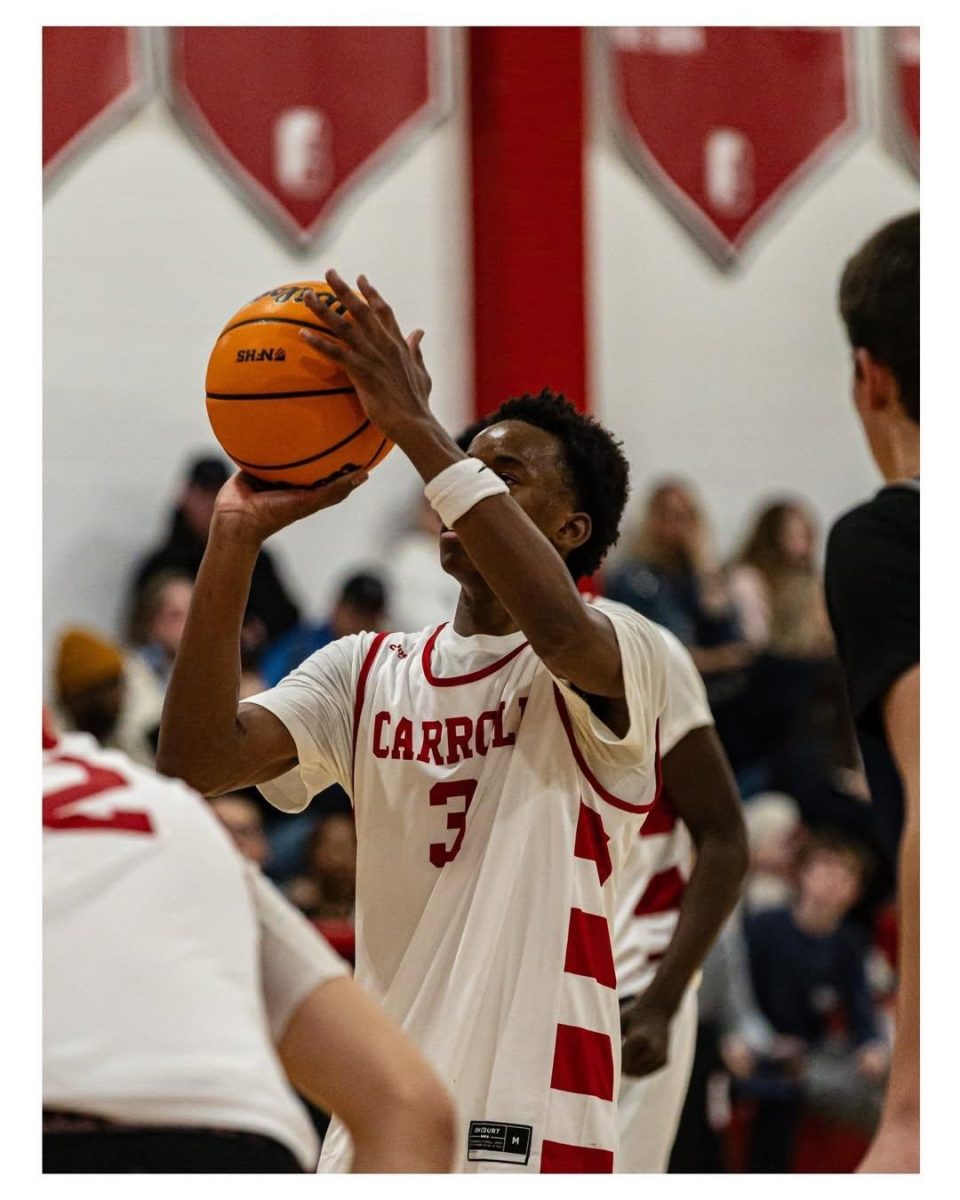 Yasir Turner takes a shot from the free throw line.