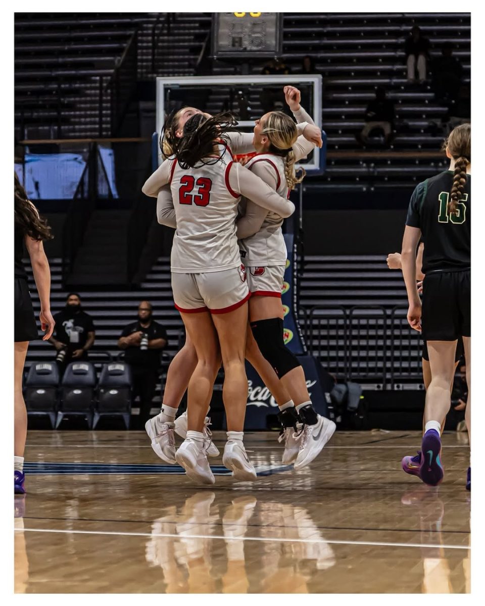 Monday night was good times for Abbie McFillin, Kayla Eberz, and Alexis Eberz as the Lady Pats secured another shot at the PCL championship title.